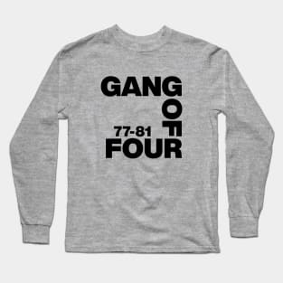 GANG OF FOUR 77-81 CLEAN Long Sleeve T-Shirt